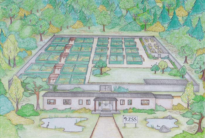 Artists impression of the RZSS National Wildlife Reintroduction Centre