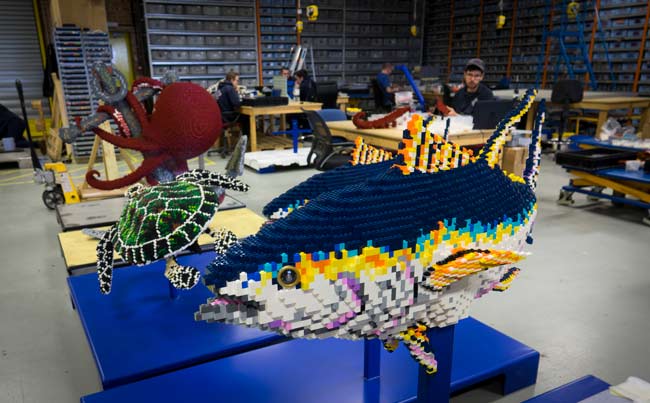 BRICKLIVE Ocean exhibit made from LEGO® bricks coming to Edinburgh Zoo